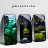 Wald Bach Muster Für Honor X5 Plus X30 X9c Smart X5b X9a X30 Max X50i 30 Pro 50 Pro 70 90 Smart 200 Lite Glas Handyhülle