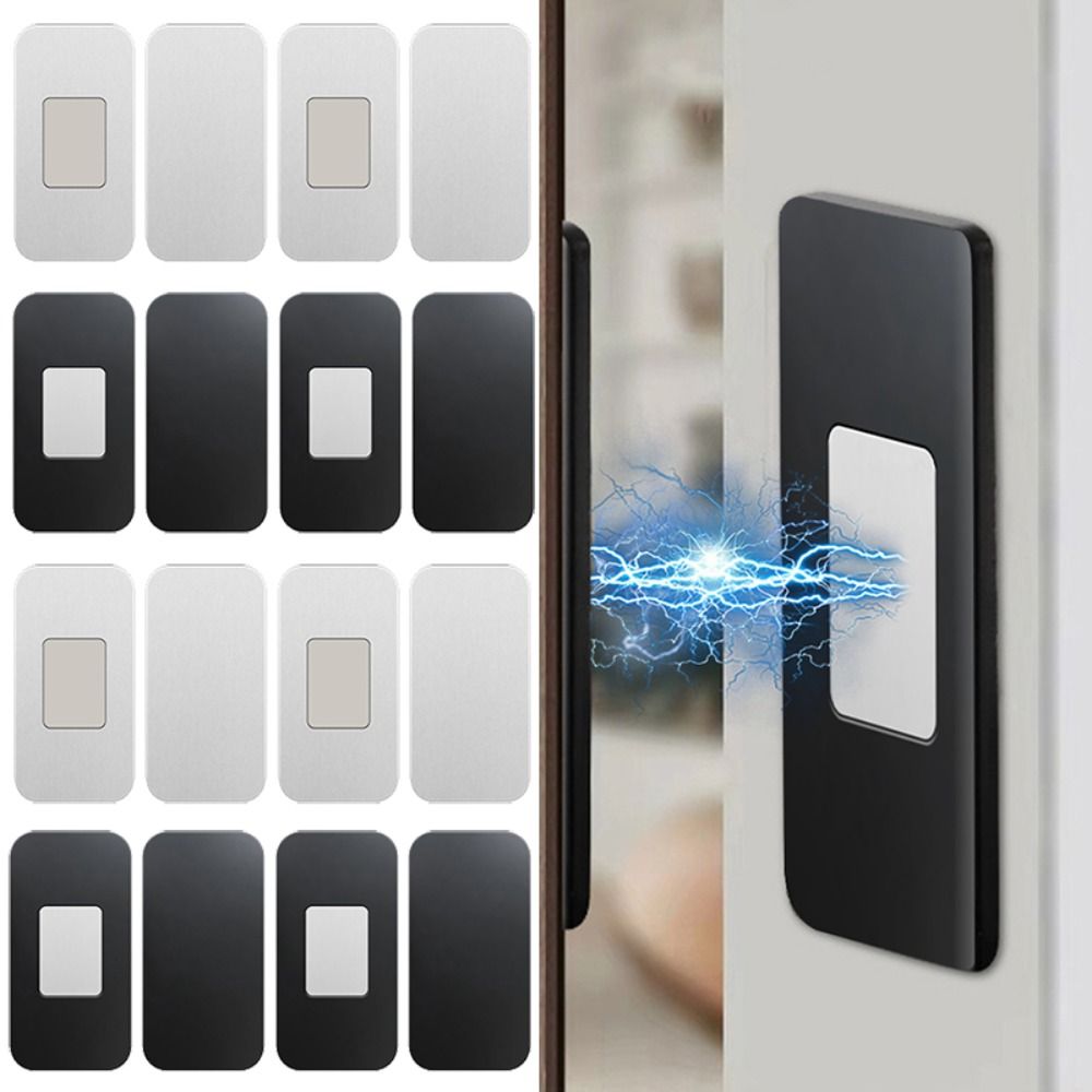 Latch Door Attraction Patch Self-adhesive Cabinet Catches Wardrobe Door Closer
