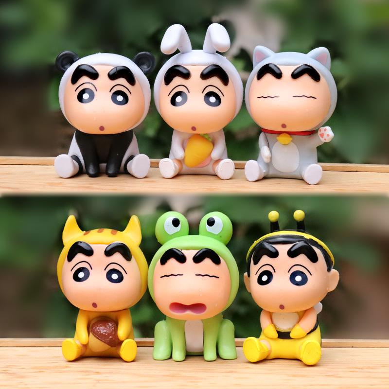 

Shin-chan Cartoon Plushie: Japanese Trendy Panda, Frog, Cat Doll Decoration