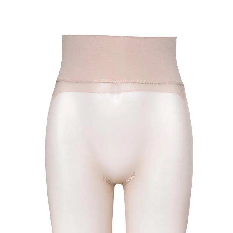 3D Ultra Thin Invisible Skinny Leg Tights Women Sexy Transparent Stockings With Foot Shape 360 Traceless Deep Crotch Pantyhose