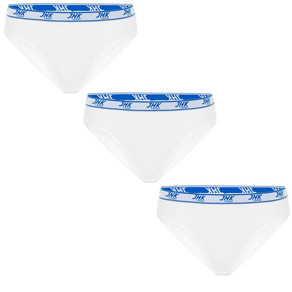 JHK Womens/Ladies Logo Briefs (Pack of 3)