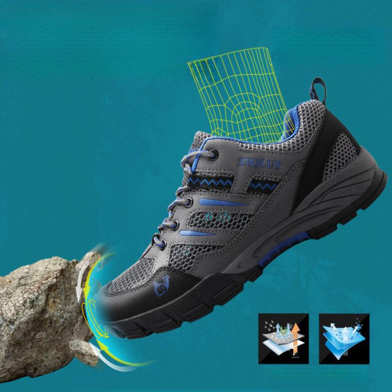 Summer Men's & Women's Casual Shoes Outdoor Mesh Sneakers Non-slip Trekking Hiking Footwear Running Shoes