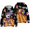 Der Erstaunliche Digitale Zirkus Anime Bedruckte Sweatshirts Lässig High Street Übergroße Pullover Mann Frau Langarm Sweatshirt