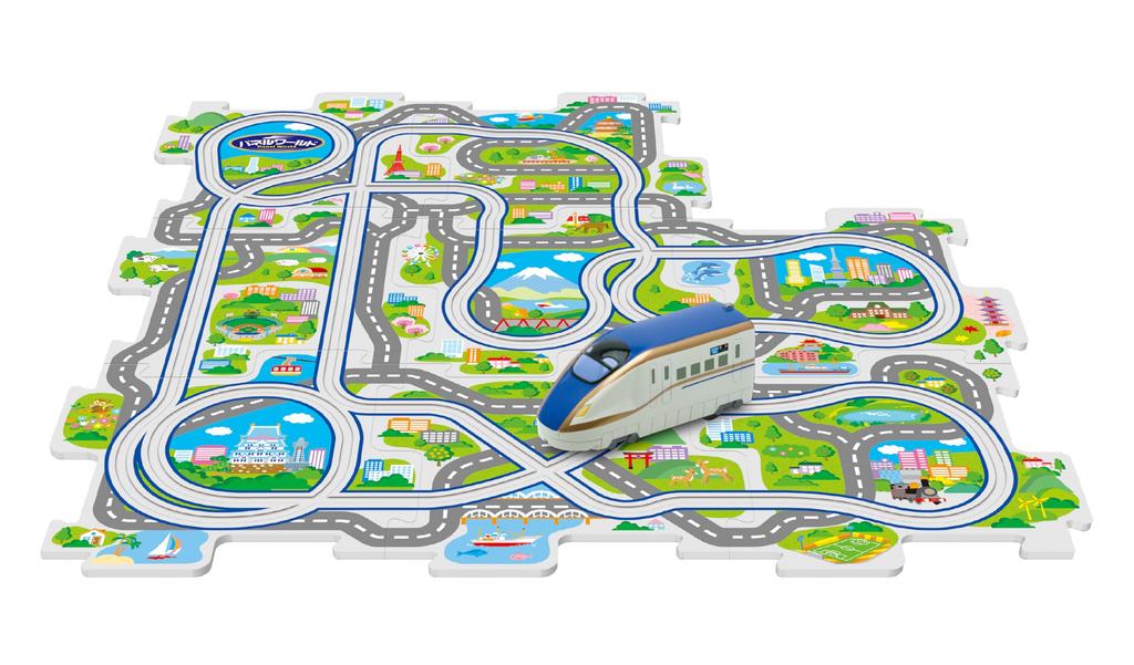 Masudaya Corporation Panel World Shinkansen E7 Series Kagayaki 8x29x28cm 1713 Running!