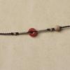 Refined Hand-Woven Hetian Jade Adjustable Necklace with Purely Handmade Cord