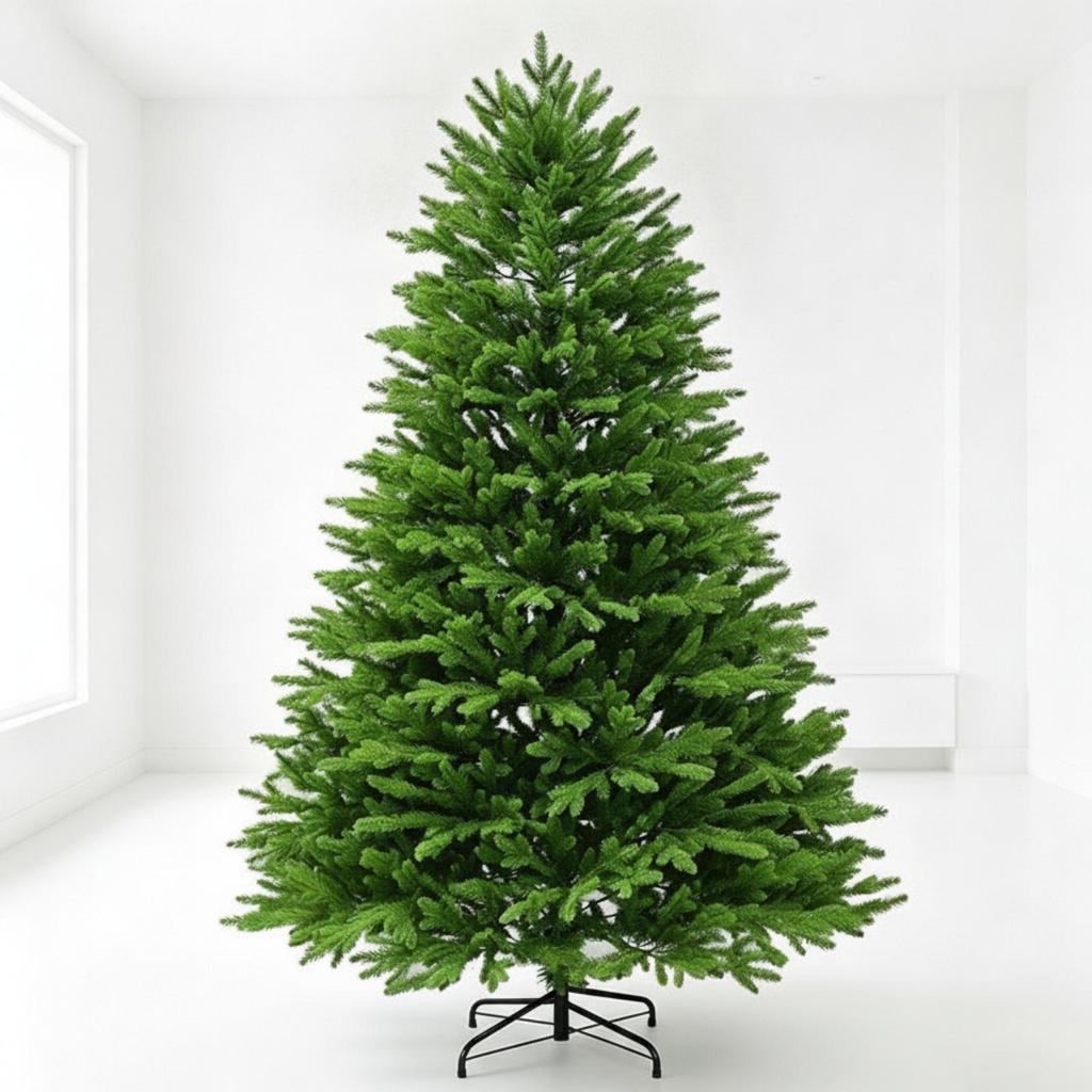 Realistic Artificial Christmas Tree | Authentic, PE Tree, for Living Room