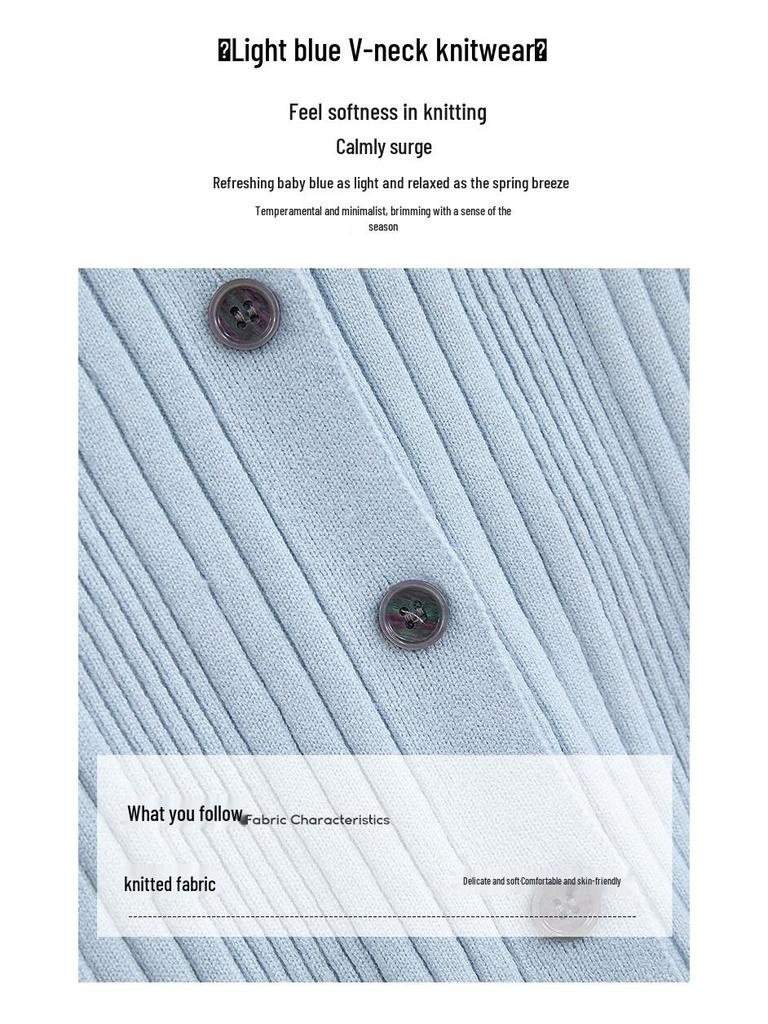 Women's Slim Fit Lapel Knit Short Cardigan