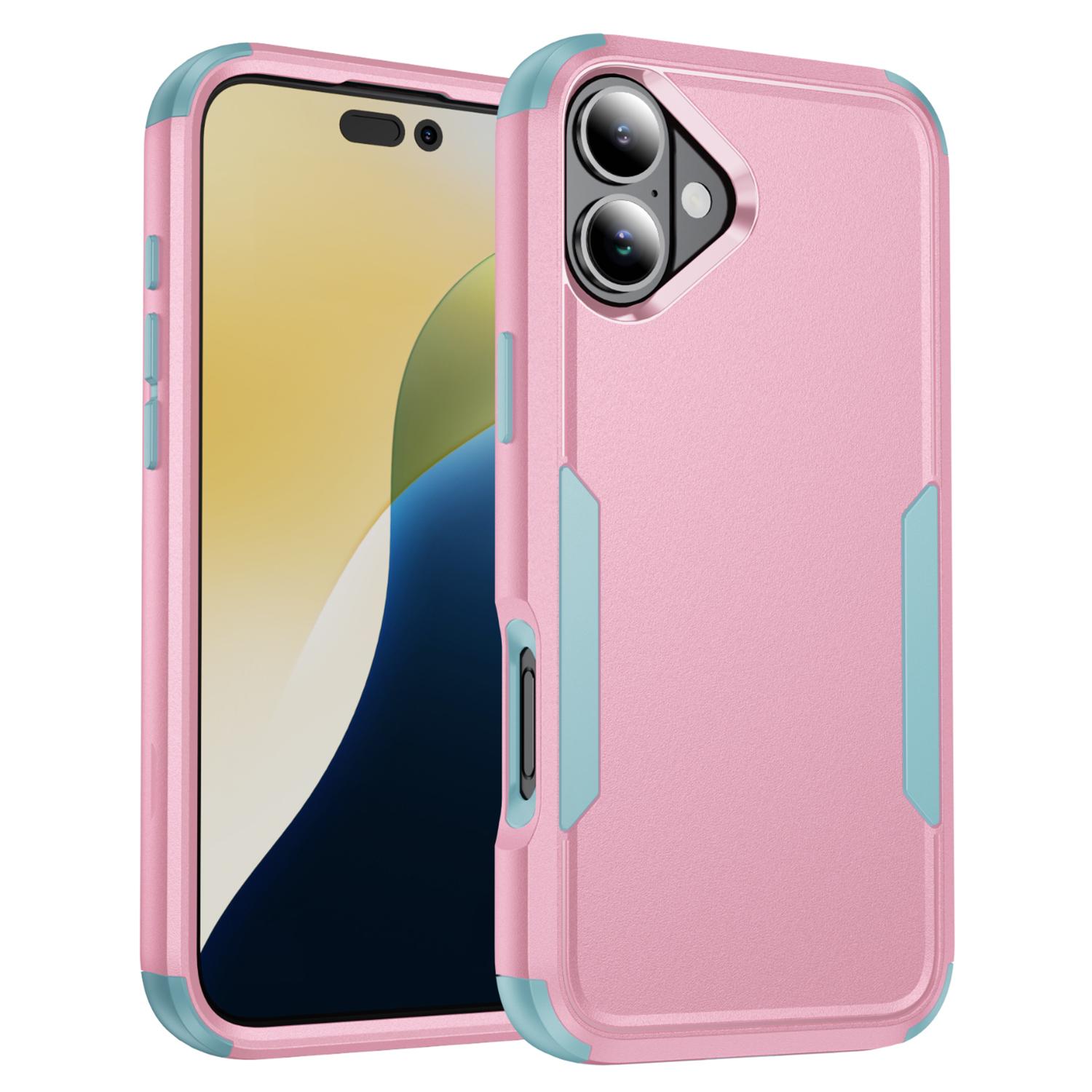 

Серия Commuter Чехол для iPhone 16 3-в-1 Противоударный ТПУ+ПК Чехол для телефона F