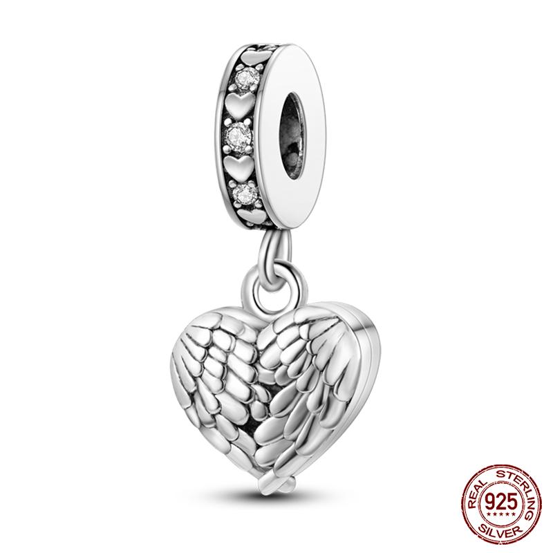 S925 Silver Fashion Camera Coffee Cup Flower Charms Beads Fit  S925 Original Bracelet DIY Birthday Jewelry Making For Women