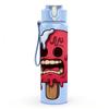 1PC Melting Ice Cream Monster 750ml Color Plastic Sports Water Bottle Leakproof Flip Straw Lid Suitable for Sports Office Home Use
