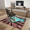 1pc Anime Cartoon Design Ok Hand Eye Office Chair Mat Non-Slip Carpet for Home Decor, Suitable for All Seasons, Fits Office and Gaming Room.A078