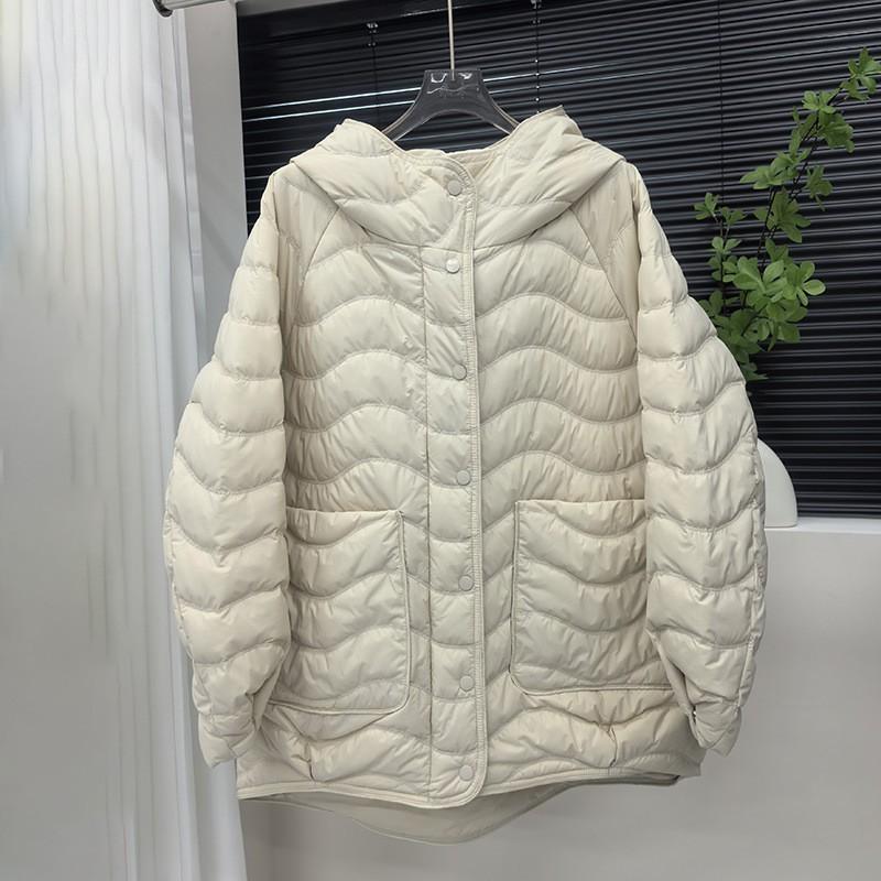 Womens Mid-Length Down Jacket Winter Warm