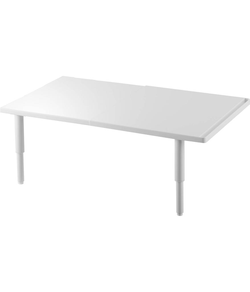 Yamazaki Tower Countertop Extendable Dishwasher High X X Height 5305 Rack, Type, White, W41.2-62 D36.1 H13.8-22.3 Cm, Adjustable, Over-the-Sink,