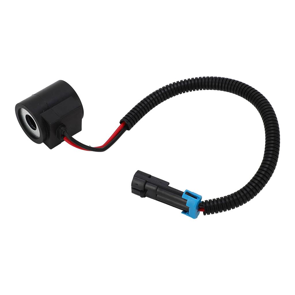 12V Solenoid Valve Coil with Connector 1 2in Hole Diameter 6671025 for Bobcat Skid Steer 751 753 763 773 7753