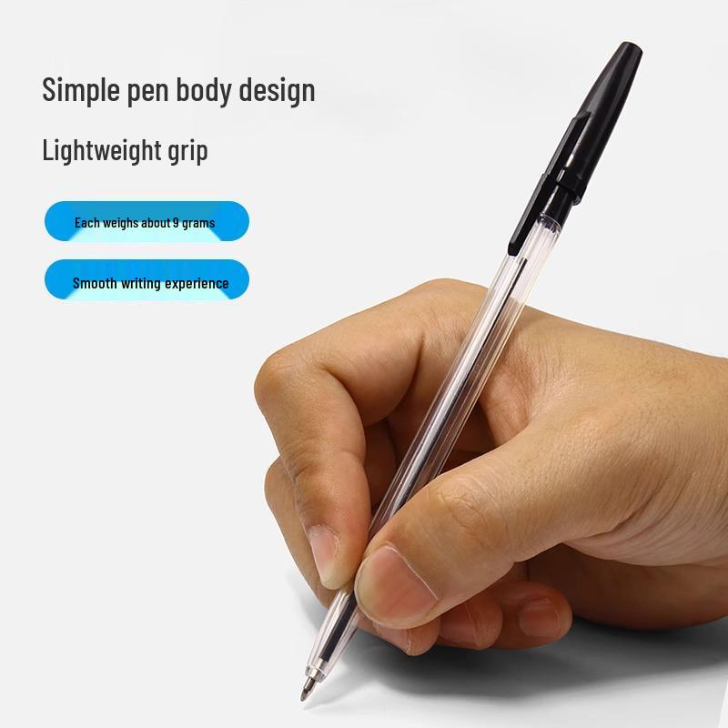 50-Pack Free Horse Office Ballpoint Pens 0.7mm Medium-Oil, Smooth Writing, Ideal for Teachers