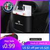 For Alfa Romeo Hanging Car Trash Can Vehicle Garbage Dust Case Storage Box For Alfa Romeo 159 Giulietta Giulia 147 Mito 156 Stel