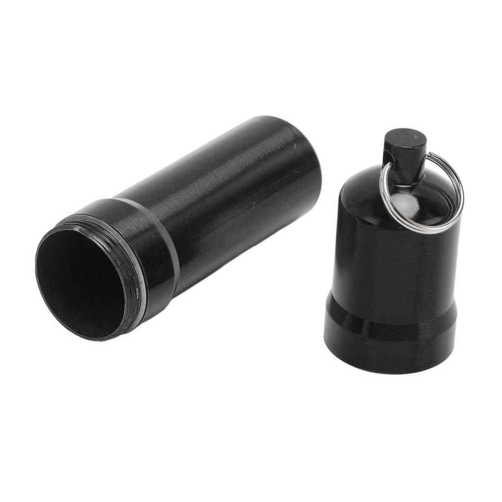 Metall-Aufbewahrungsrohr Aluminiumlegierung Wasserdichtes Rohrbehälter für Outdoor-Camping-Reisen