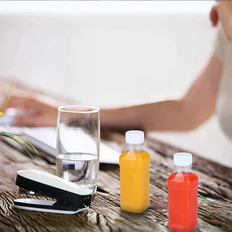 10/20pcs 100ml Refillable Empty Plastic Portable Clear Bottles Leakproof Juice Water Drink Containers Beverage