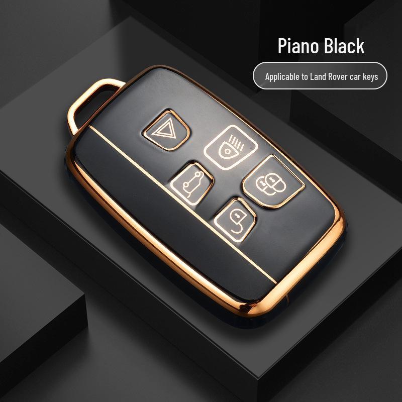 Kompatibles Land Rover Jaguar Aurora Schlüsselhüllen-Set für Discovery, Freelander, 4XEL und Range Rover - Schutzhülle mit Tasten