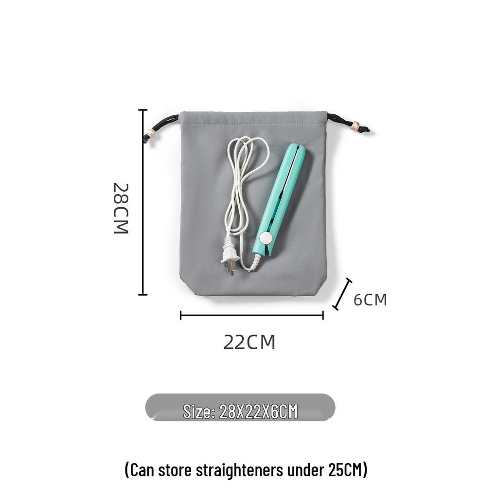 Large Waterproof Nylon Travel Bag for Hair Dryer, Underwear, and More