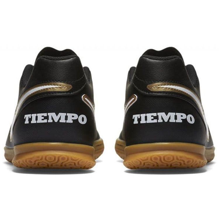Nike Tiempo Rio 3 IC Black Gum Men Sneakers White 819234-010