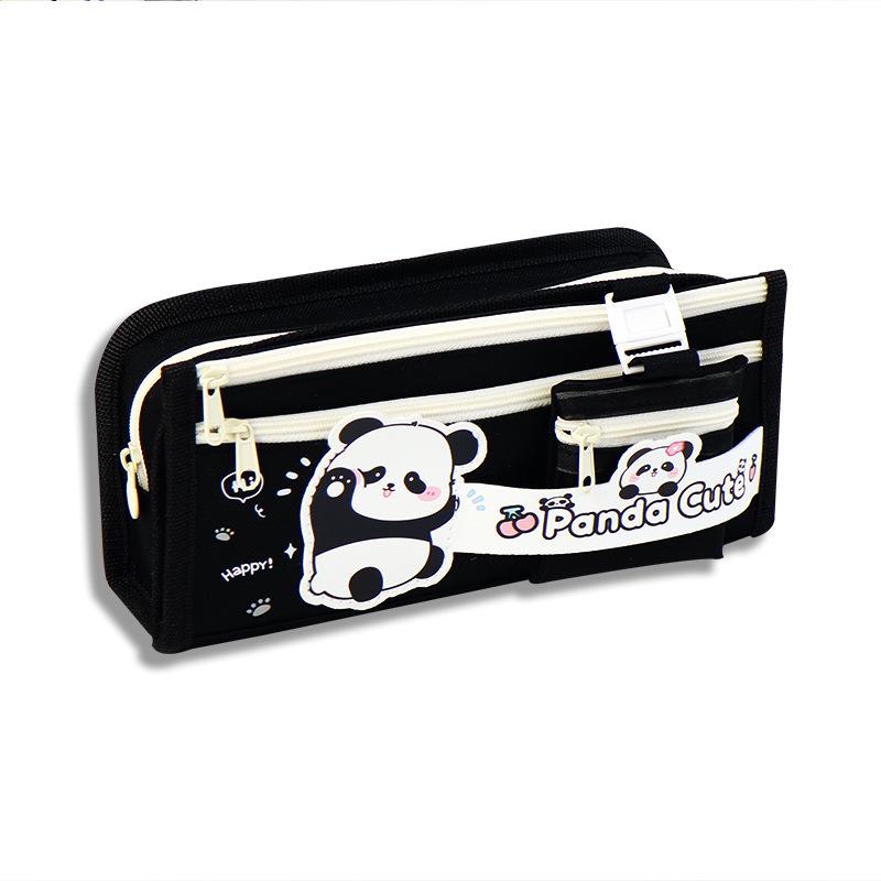 Panda Multi-Layer Large Capacity Pencil Case for Kids