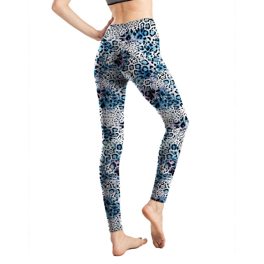 New Printed Women's Leggings Fashion Breathable Sports Fitness Casual Pants