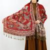 New retro tassel long shawl travel out long scarf scarf women's autumn and winter fashion scarf