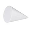 EXCEART Styrofoam Cone, 345mm X 195mm, White, for DIY Handmade Crafts, Colorable, Glueable, and Pinable, Perfect for Parents and Children, Daycare, Cl