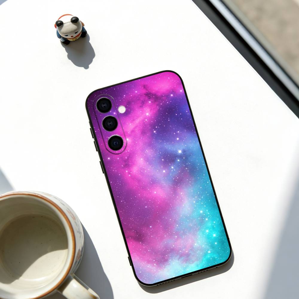 

Minimalist Starry Sky Phone Case For Samsung Galaxy A73,A72,A71,A70,A53,A52,A51,Soft Silicone Black Cover Samsung a30 a20