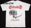 Arrived Men T Shirt ENTOMBED CRAWL DEATH NIHILIST UNLEASHED ASPHYX DISMEMBER T-SHIRT Cotton P