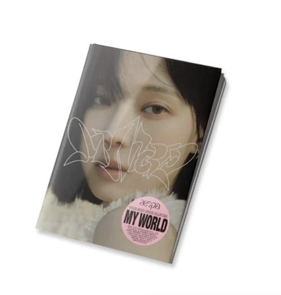 Aespa The 3rd Mini Album MY WORLD Intro Ver. Random KPOP Album CD Photocard Merchandise