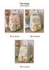 Cute Korean Style Color Block Backpack, Large Capacity for Junior & High School Girls, Laptop Compatible