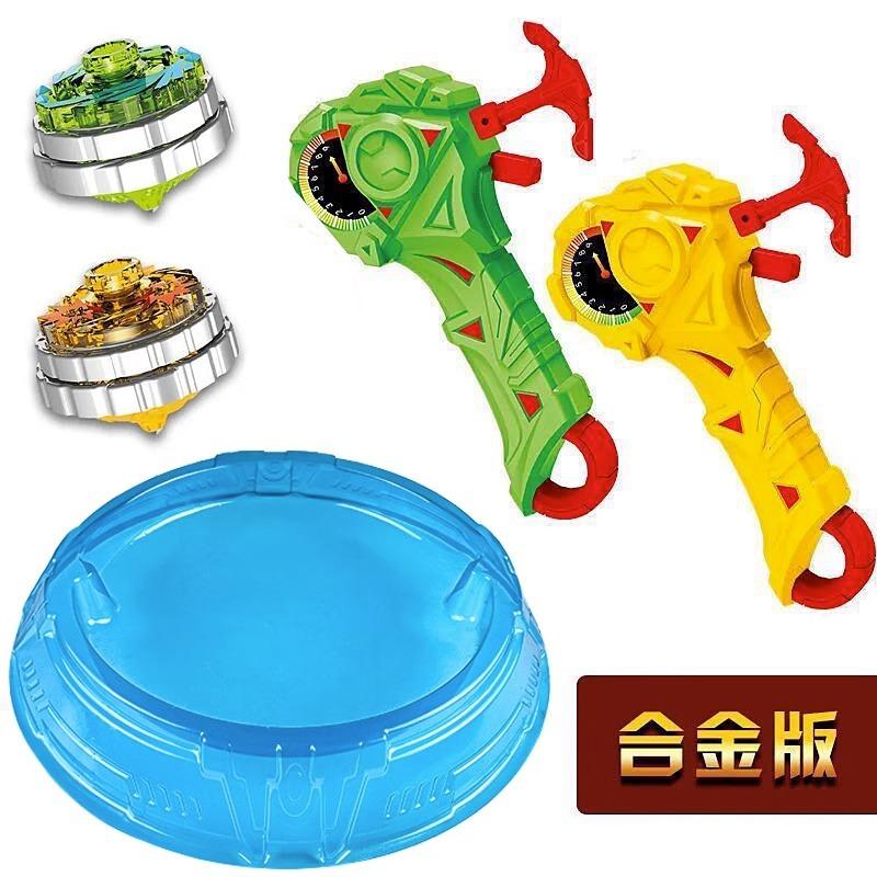 Children'S Toy Gyro Integrated Luminous Alloy Gyro Toy Battle Gyro Launcher Stall