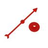 6Pcs Large Arrow Spinner with Suction Cup Heavy Duty Plastic Pointer Tools Family Night Party Board Game Prop Classroom Math Teaching Aid