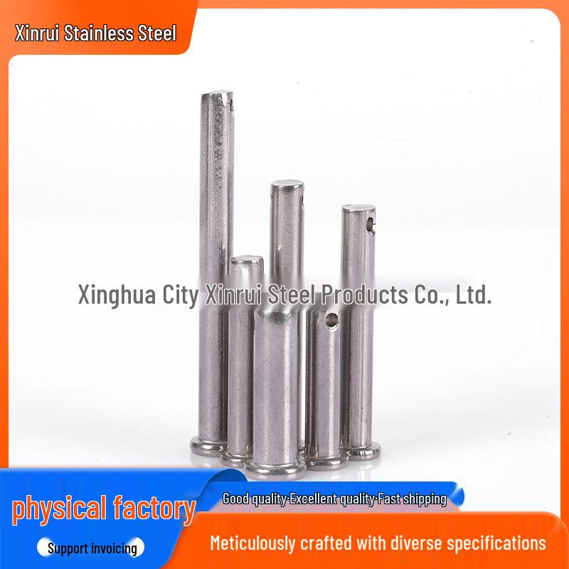 Stainless Steel Perforated Positioning Axle Pin with Head and Hole
