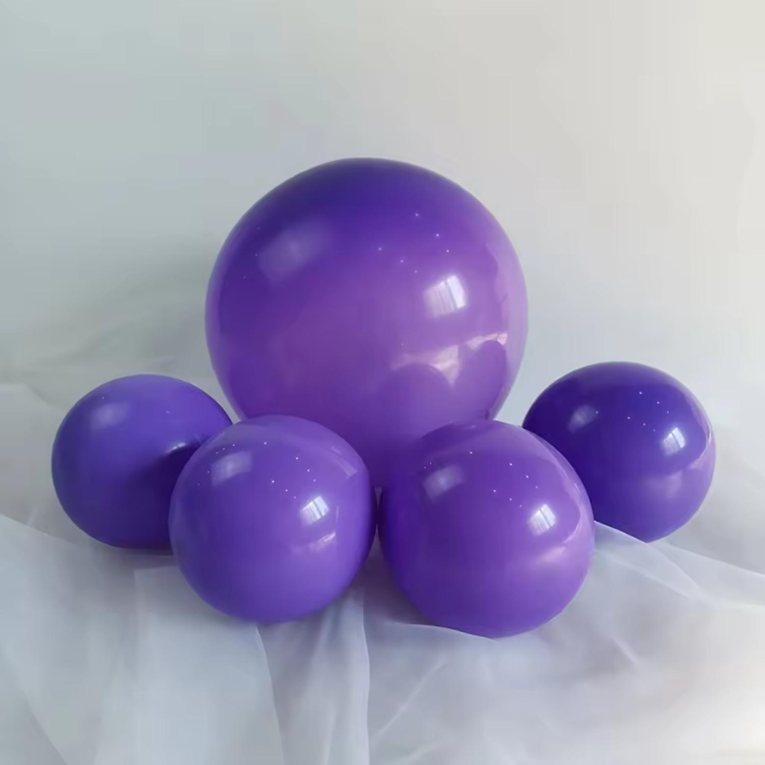 

20/50/100pcs Matte Balloon Wholesale 5/10/12inch Thickened Red Balloons Birthday Decoration Wedding Engagement Festival Decor 20PCS&5inch світло-фіолетового кольору