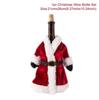Copri bottiglia di vino di Capodanno Decorazioni di buon Natale per la casa Regalo di decorazioni per la tavola di Natale