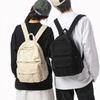 Schoolbag Smoke Purple Green Vintage Old Canvas Backpack College Student Couple Relaxation Casual Commuter Versatile School Bag