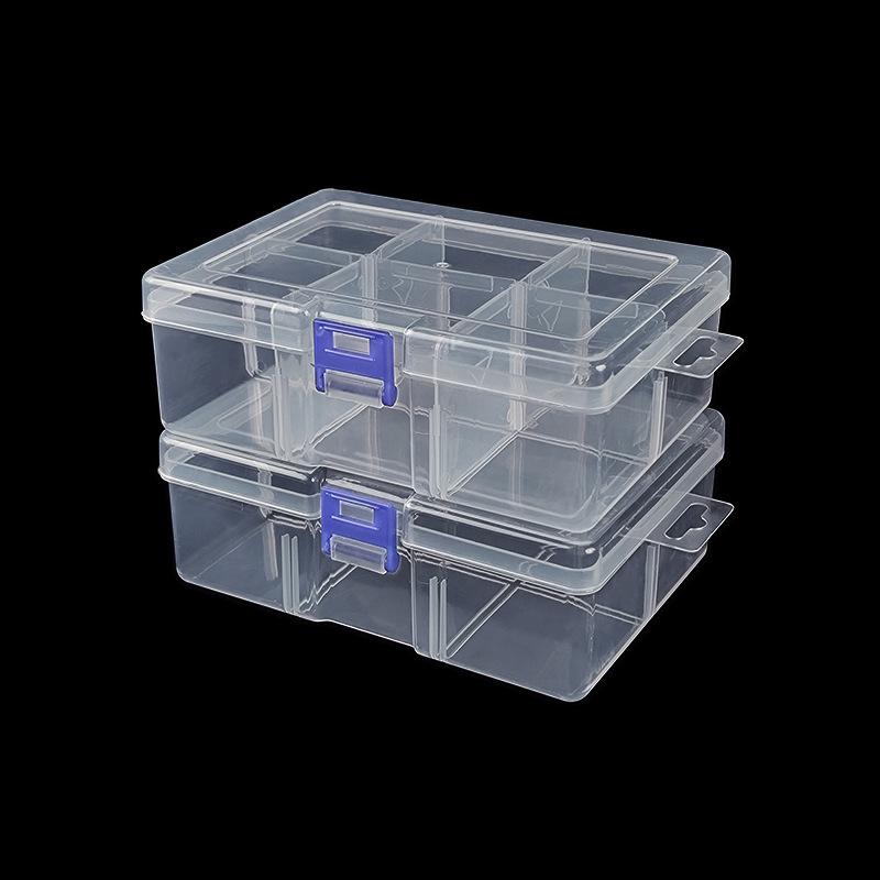 Removable 6-Compartment Dustproof Makeup Organizer