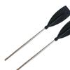 2 Aluminum Alloy Floating Boat Canoe Paddles for Outdoor Activities.