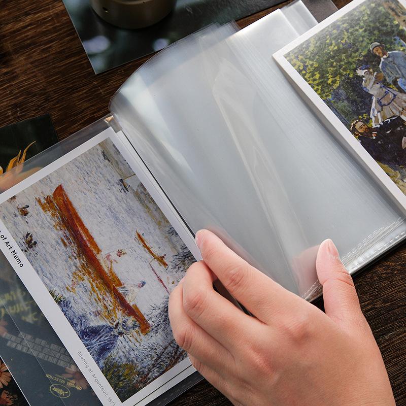 

40 шт./книга A6 Блокнот для хранения Простой Водонепроницаемый Фотоальбом Большой емкости Высококачественный Полипропиленовый Материал 1
