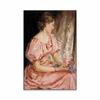 Vintage Portret van een Jonge Vrouw Poster Renaissance Vrouw Die Piano Speelt Olieverf Canvas Schilderij Slaapkamer Muurkunst Decor