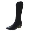 Knee High Shaft Shoes Woman Leather Large Size Warm Long Boots for Women New In Trend 2025 Sale Y2k Gyaru Quality Spring Goth Pu