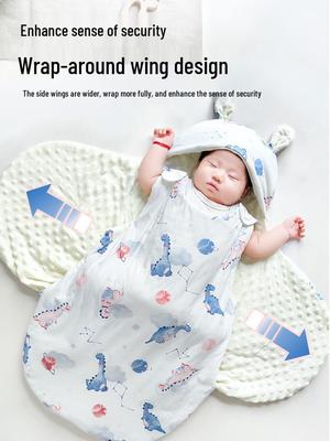 Premium Cotton Newborn Swaddle Blanket - All-Season Comfort, Ideal for Spring/Summer and Thickened for Autumn/Winter