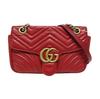 [Usato] Borsa a Spalla GG Marmont Piccola Matelassé 'Rossa' - Buono #1R00J52