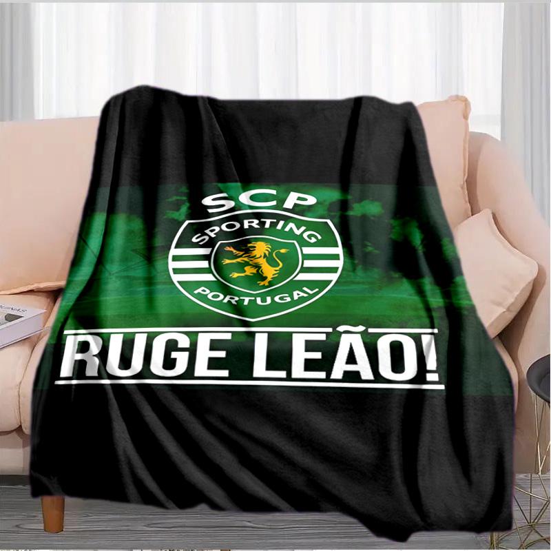 Ruge Leao Sporting Portugal's Pride Blanket Suitable for Sofas, Beds, Offices, And Camping - Perfect Gift for Halloween Christmas