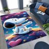 3D Cute Snoopy Dog Peanuts Art Cartoon Art Rug for Bedroom Living Room Sofa Home Doormat Decor, Large Kids Non-slip Floor Mat