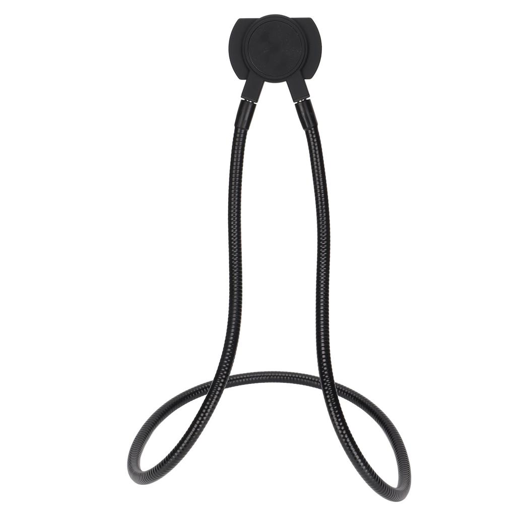 Držák na telefon Závěsný na krk Magnetický Skládací Přenosný Černý Držák na telefon na Postel Stůl Kancelář Auto