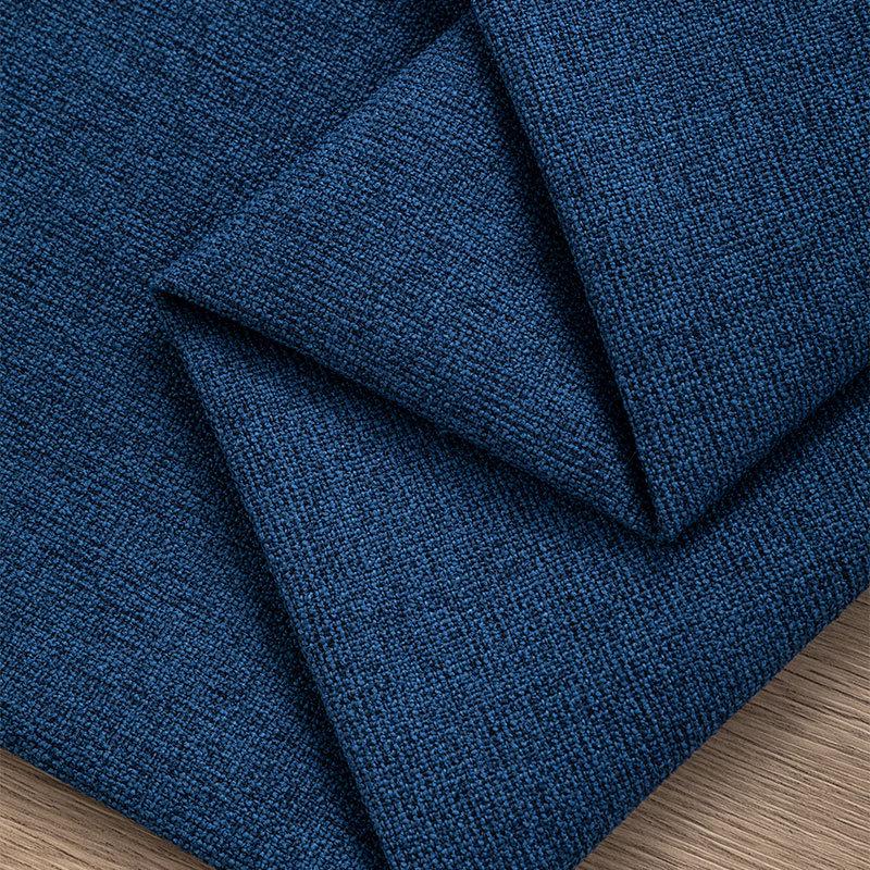 All-Polyester Solid Color Linen-Like Sofa Fabric with Soft Bag Process - Composite Flocking Fine Linen Canvas